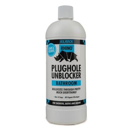 KILROCK RHINO BATHROOM PLUGHOLE UNBLOCKER 1L