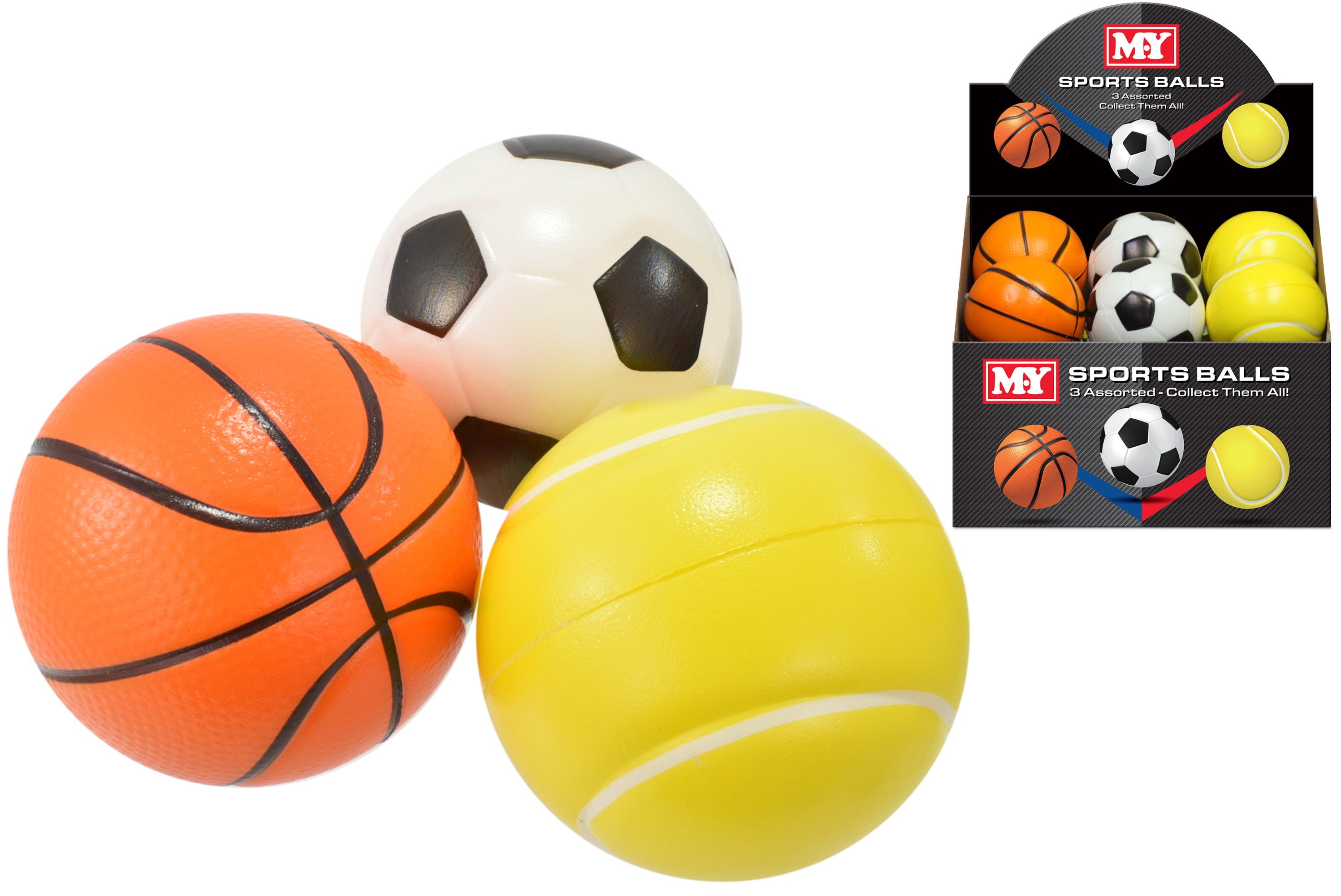 MY SOFT FOAM SORTS BALL 4" / 10CM