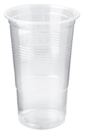 ALL SEASON 1 PINT CLEAR PLASTIC TUMBLERS 16/PK