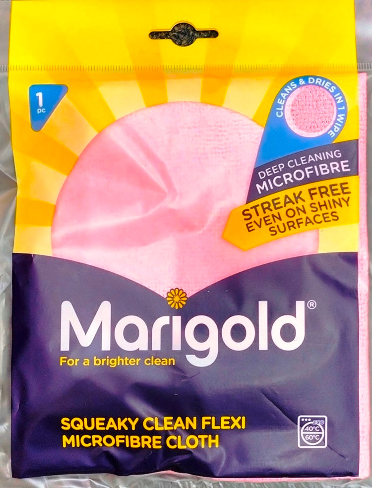 MARIGOLD SQUEAKY CLEAN FLEXI MICROFIBRE CLOTH
