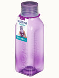SISTEMA SQUARE ASSORTED COLOUR WATER BOTTLE 475ML