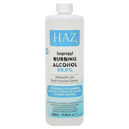 HAZ RUBBING ALCOHOL 99.9 PERCENTAGE 500ML