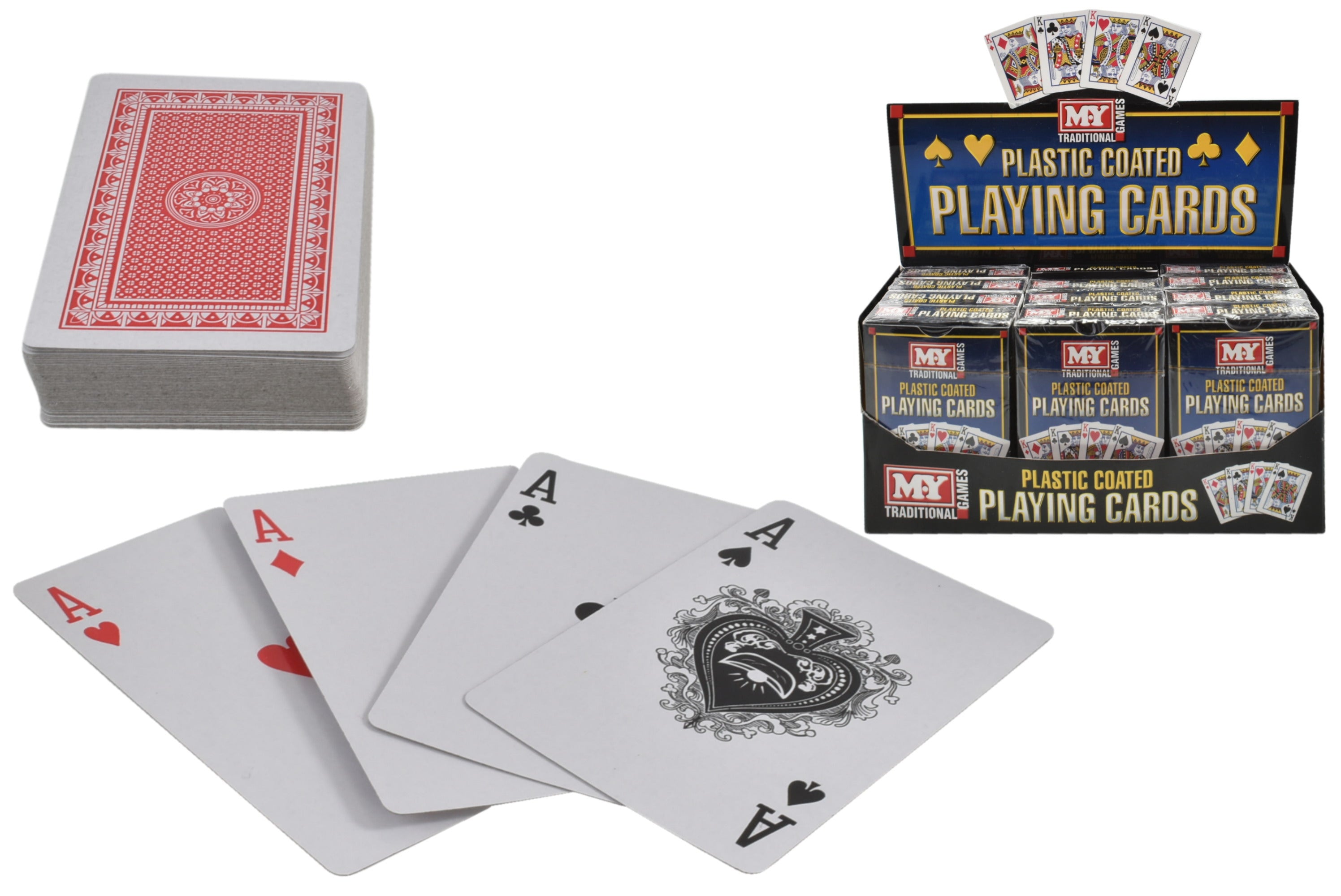 M.Y. PREMIUM PLASTIC COATED PLAYING CARDS