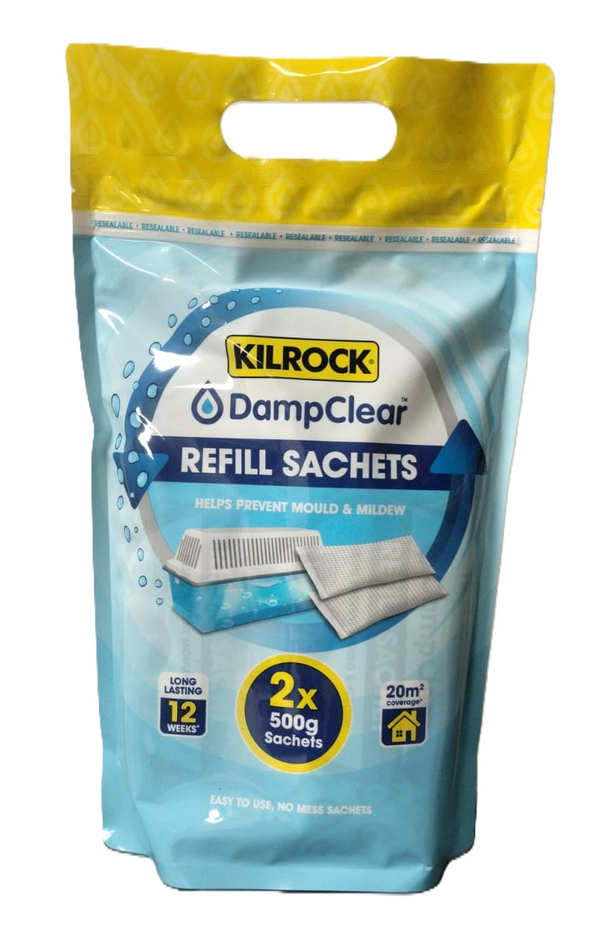KILROCK DAMP CLEAR MOISTURE CRYSTALS REFILL 1KG
