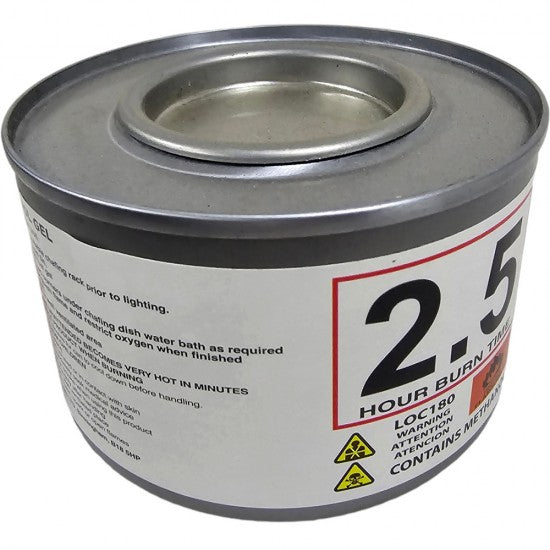 CHAFER / CHAFING GEL ETHANOL FUEL 2.5 HOURS 175G 12/PK