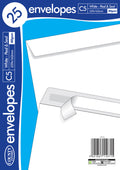COUNTY C5 WHITE PEEL AND SEAL ENVELOPES 25/PK
