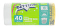 BETTINA LEMON SCENTED SWING BIN LINERS 15LTR 40/PK