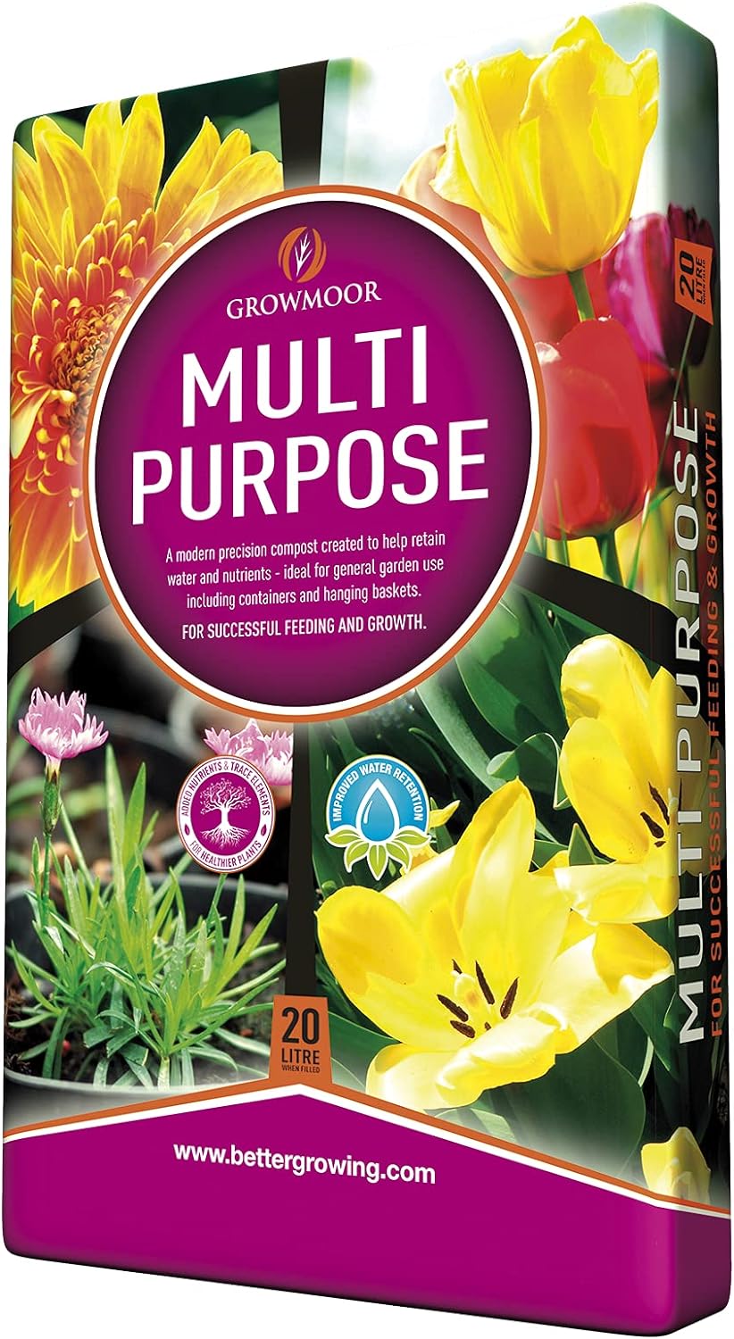 GROWMOOR MULTI PURPOSE COMPOST 20 LITRE