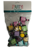 UNIQUE PARTY POPPERS 20/PK ASSORTED COLOUR
