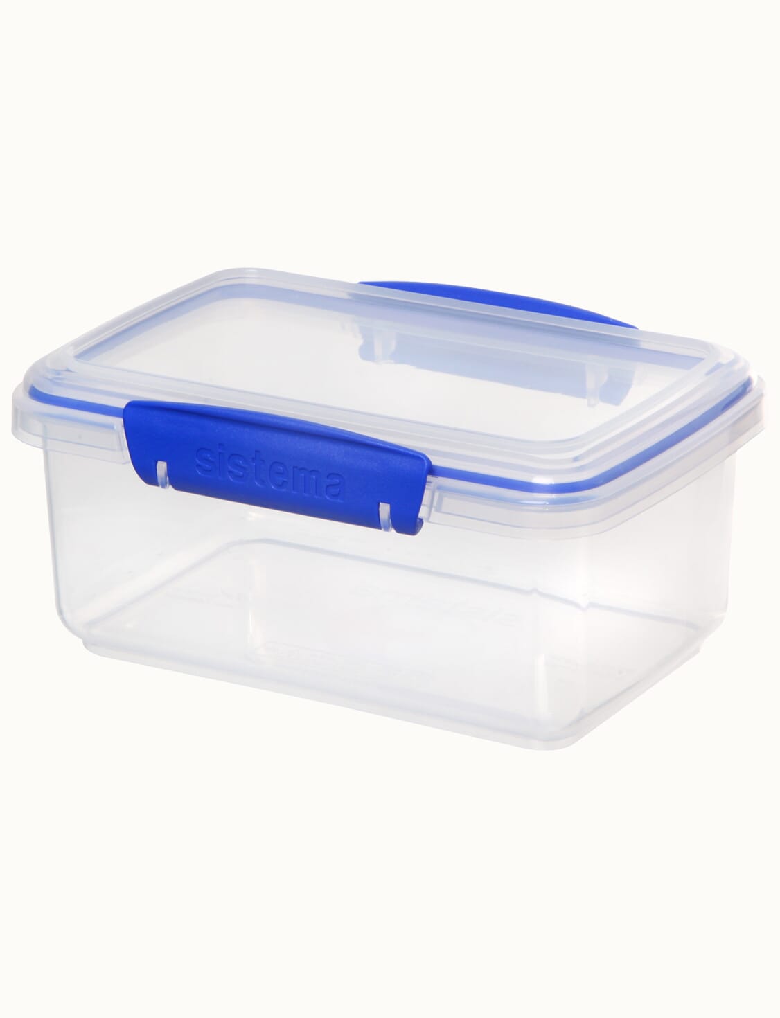 SISTEMA KLIP IT FOOD STORAGE CONTAINER WITH ASSORTED PASTEL CLIPS 1 LTR