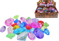 ASSORTED SHINY GEMS / STONES IN BAG 48/PK