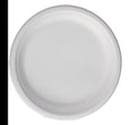 NATURAL LEAF BAGASSE BIODEGRADABLE ROUND PLATE 7" / 18CM 50/PK