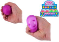 ASSORTED COLOUR SQUEEZY MYSTERY FACE BALL