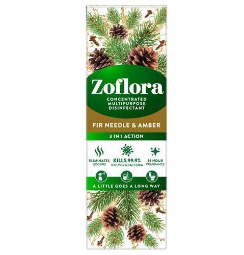 ZOFLORA MULTIPURPOSE DISINFECTANT CONCENTRATED NEEDLE & AMBER 250ML