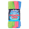 MINKY MULTI-PURPOSE ANTI-BACTERIAL MICROFIBRE CLOTHS 4/PK