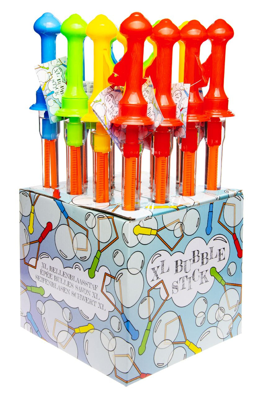 ASSORTED COLOUR XL BUBBLE STICK 100ML