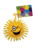 ASSORTED DESIGN SMILEY EMOTION PUFFER BALL 10CM