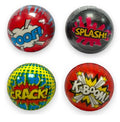 ASSORTED PU ACTION SQUEEZE BALL 10CM