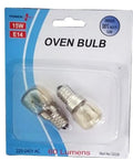 POWER PLUS 15W E14 60 LUMENS OVEN BULBS 2/PK