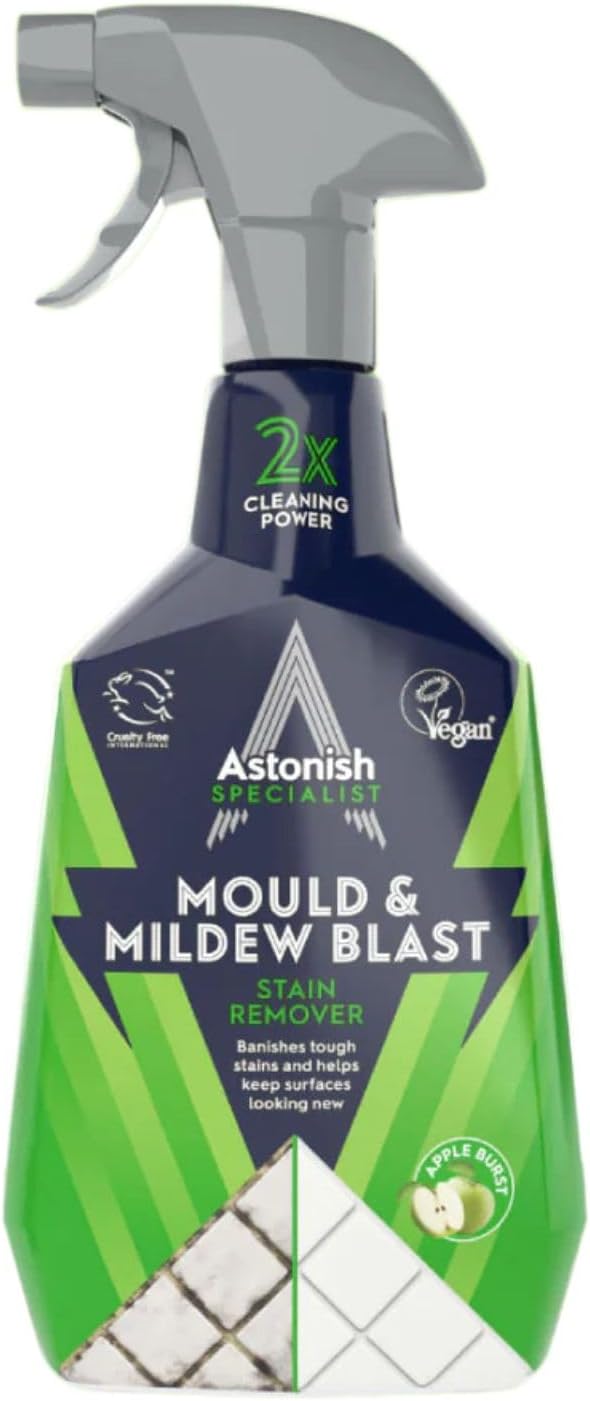 ASTONISH SPECIALIST EXTRA STRENGTH MOULD & MILDEW 750 ML STAIN APPLE BLASTER SPRAY
