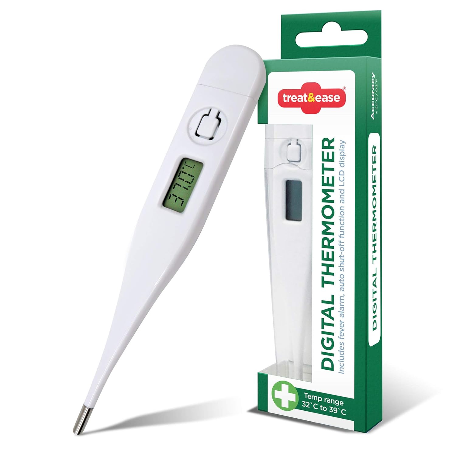 TREAT & EASE BATTERY OPERATED DIGITAL MEDICAL THERMOMETER