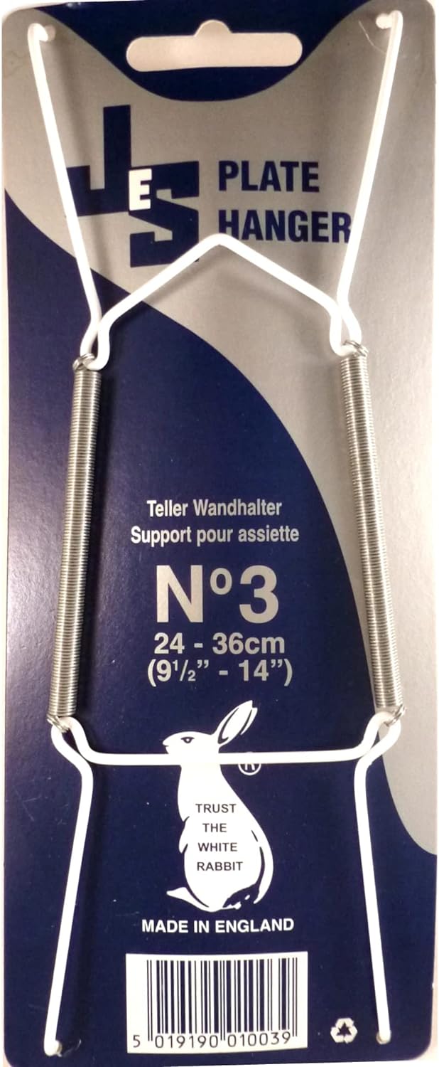 WIRE SPRING PLATE WALL HANGER HOLDERS STAND LARGE NO. 3 9.5 - 14 - 1 PC