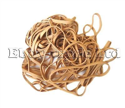 100G ELASTIC RUBBER BAND ORIGINAL ASSORTED SIZE QUALITY NATURAL COLOUR BANDS