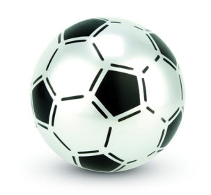 KANDY TOYS DEFLATED PVC FOOTBALL 22.5CM ASSORTED COLOUR BALL