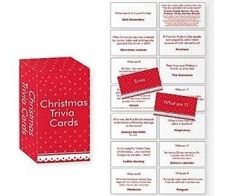 60 CHRISTMAS TRIVIA CARDS