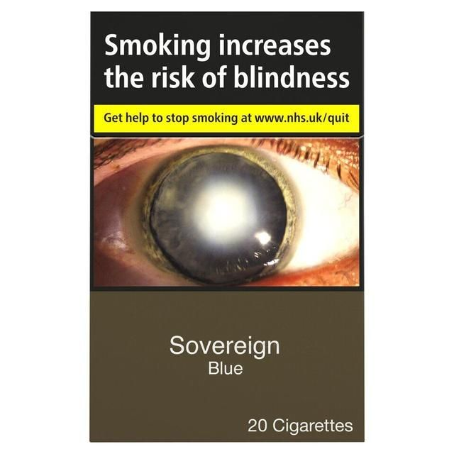 SOVEREIGN BLUE 20 CIGARETTES