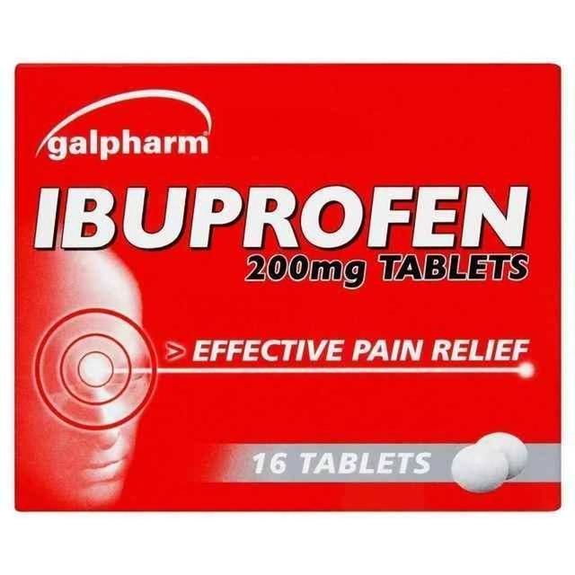 GALPHARM IBUPROFEN TABLETS - 16`S