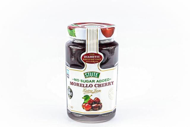 STUTE DIABETIC MORELLO CHERRY JAM NO ADDED SUGAR 430G