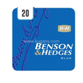 BENSON AND HEDGES BLUE 20 CIGARETTES