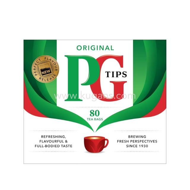 PG TIPS ORIGINAL TEA BAGS - 80`S
