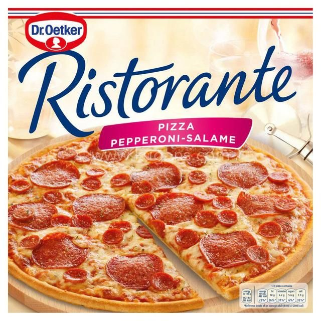 DR. OETKER PEPPERONI SALAME PIZZA 320G