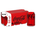 COCA-COLA ZERO SUGAR 8 X 330M CANS (6 + 2 X 330ML EXTRA FREE) PM