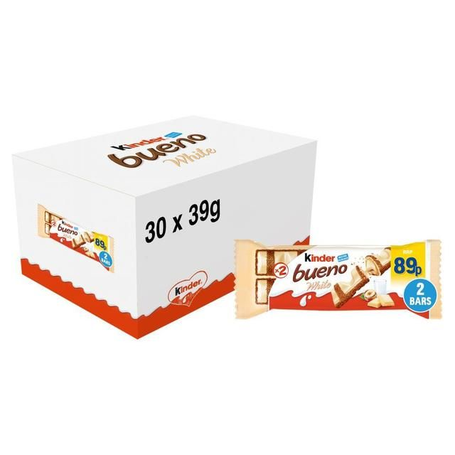 KINDER 2 BUENO WHITE 39G