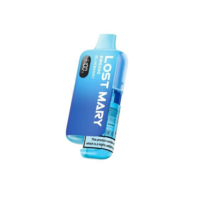 LOST MARY BM6000 BLUEBERRY REFILLABLE KIT 20MG/ML