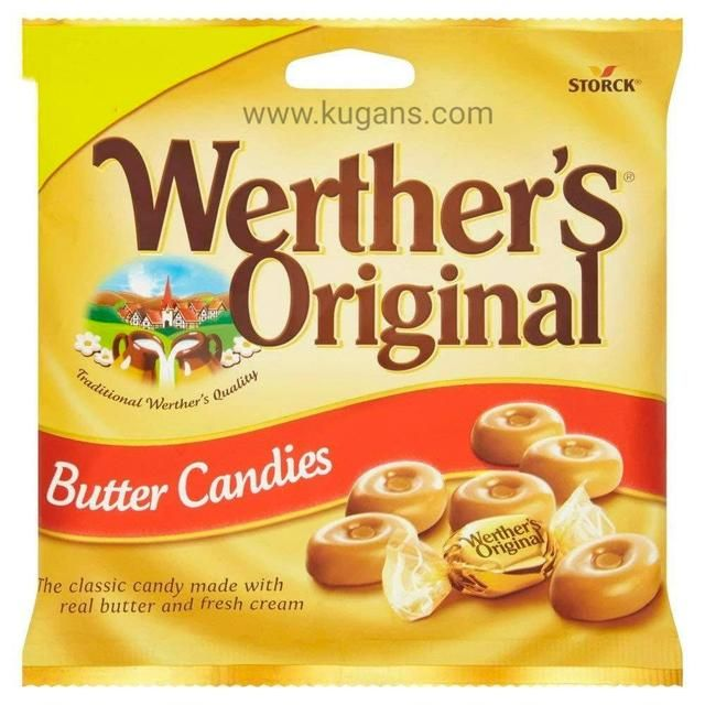 WERTHER`S ORIGINAL BUTTER CANDIES - 110G