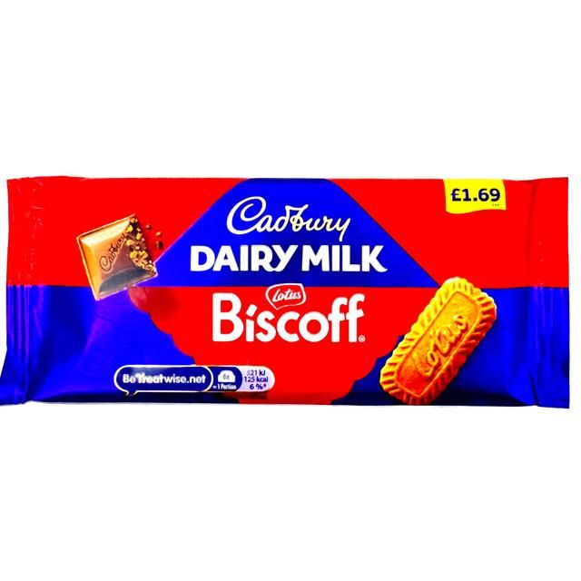 CADBURY DAIRY MILK LOTUS BISCOFF
