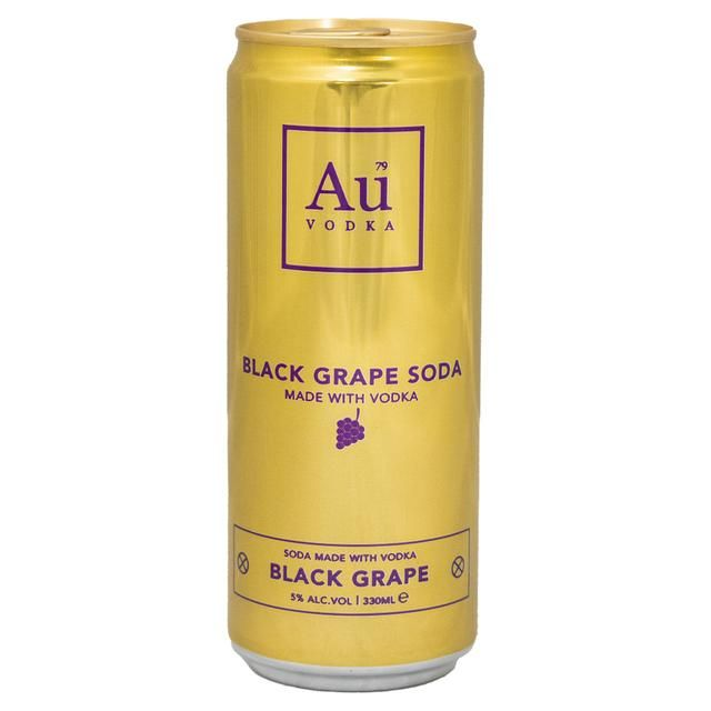 AU VODKA BLACK GRAPE SODA 330ML CAN