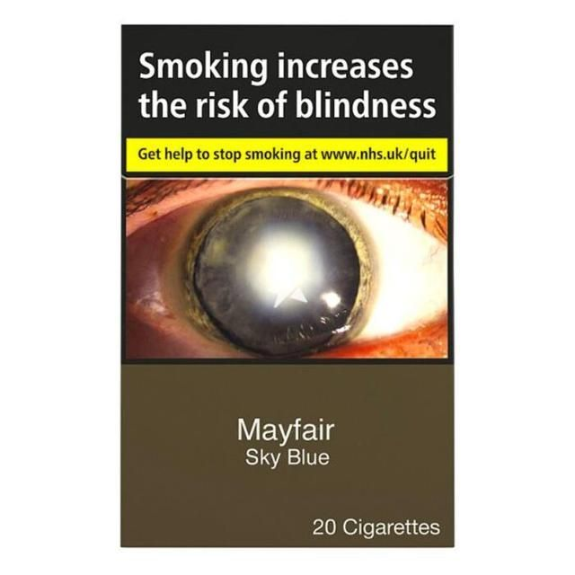 MAYFAIR SKY BLUE 20 CIGARETTES