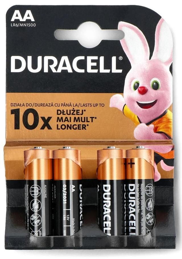 DURACELL BASIC AA/LR6 4PCS
