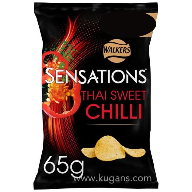 WALKERS SENSAION THAI SWEET CHILLI 65G