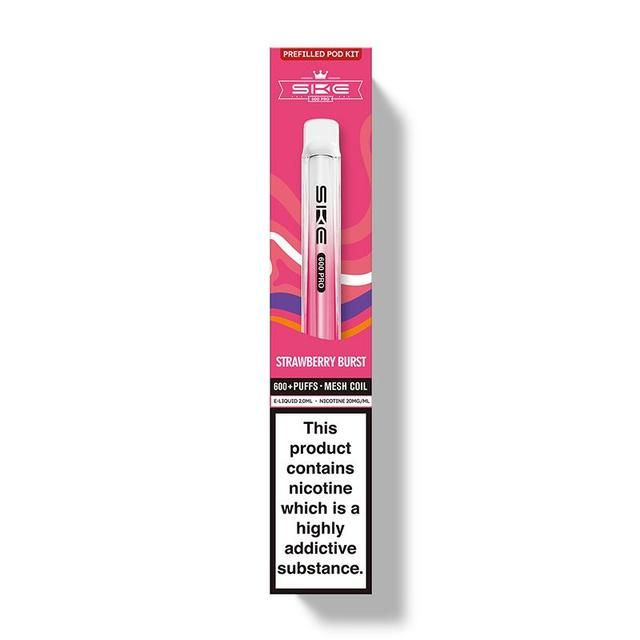 SKE 600 PRO STRAWBERRY BURST PREFILLED POD KIT