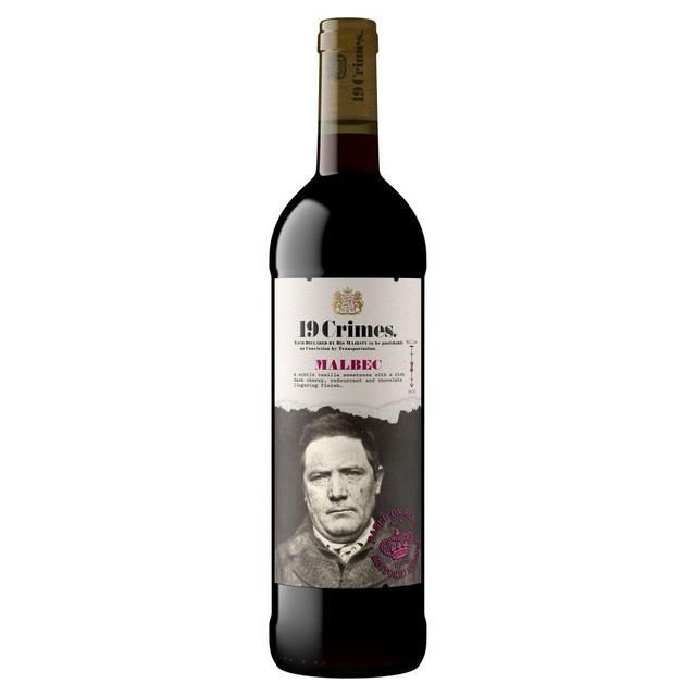 19 CRIMES MALBEC 750ML BOTTLE