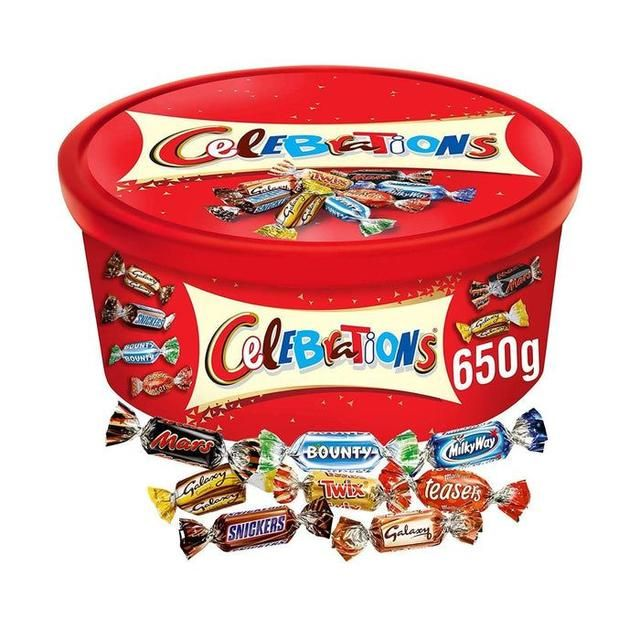 CELEBRATIONS ASSORTED CHOCOLATE TUB - 650G