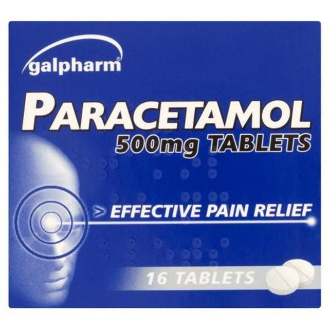 GALPHARM PARACETAMOL 500MG TABLETS