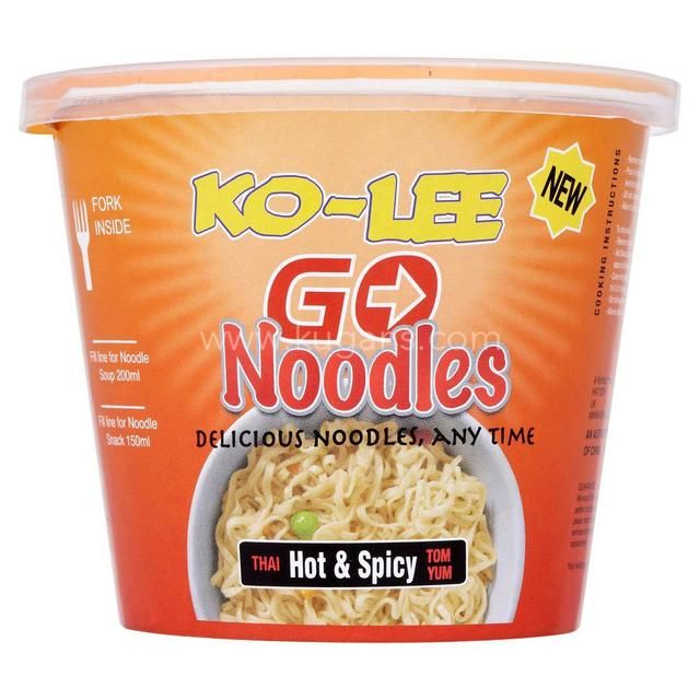 KO-LEE GO NOODLES THAI HOT & SPICY TOM YUM