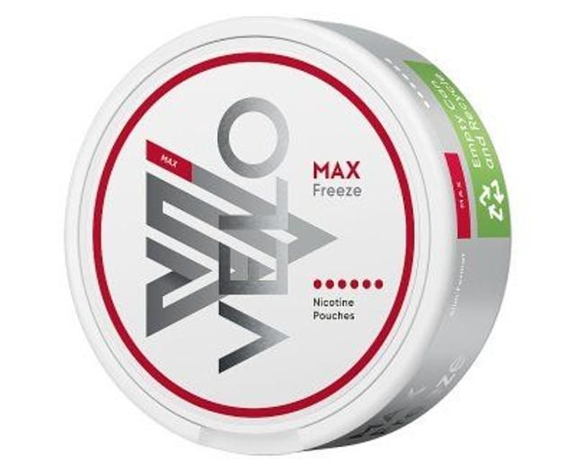 VELO MAX FREEZE NICOTINE POUCHES 20 PACK 17MG 14G